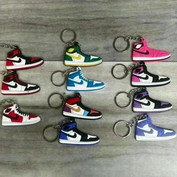 Nike Air Jordan 2d Keychain, these are all new in wrapper 1 purchase is 3 chains - Picture 1 of 2